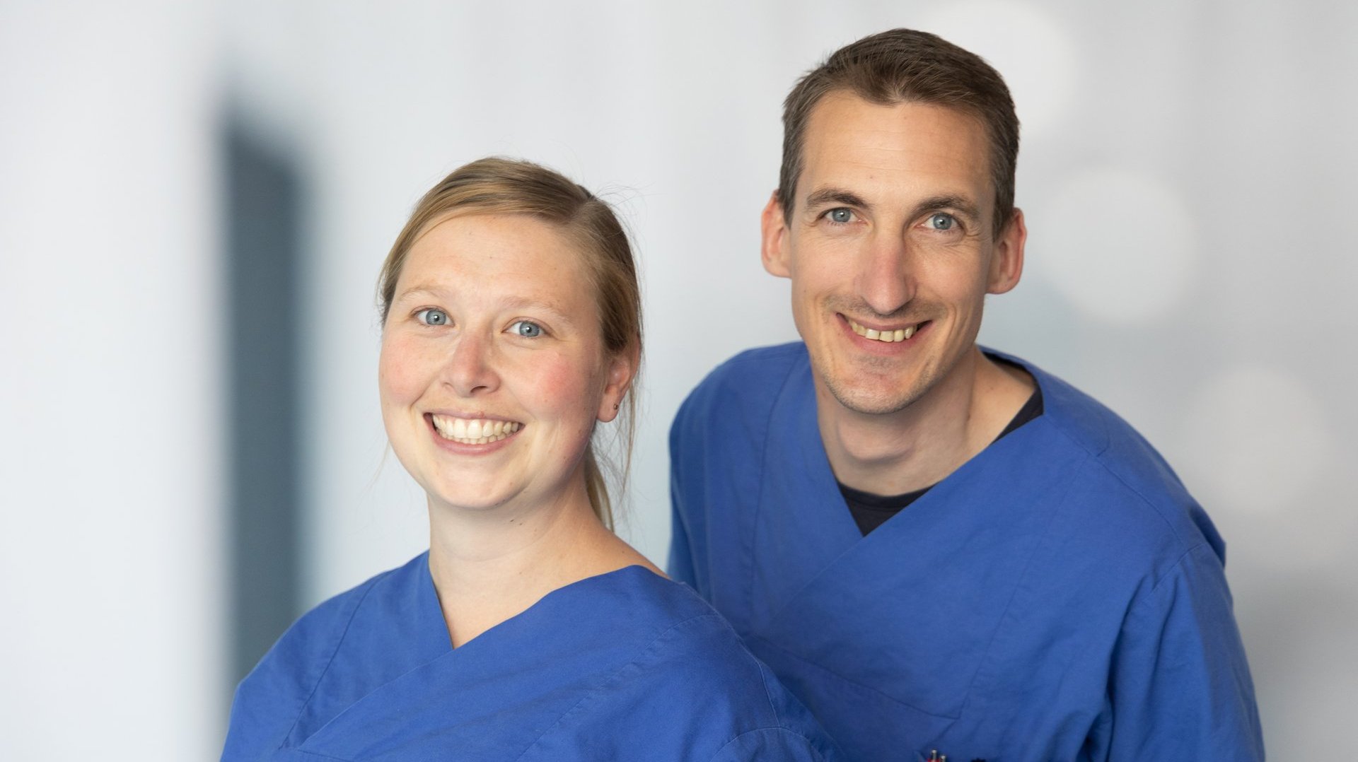 Christine Köpf und Stephan Lotterer – die Bereichsleitung konservative Intensivstation der Intensivpflege