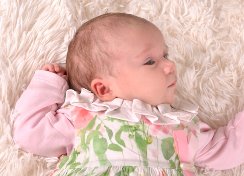 Babyportrait Greta in der Klinik Mindelheim