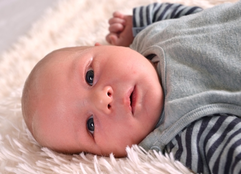Babyportrait Vincent in der Klinik Mindelheim
